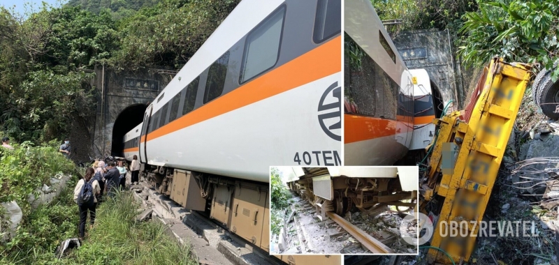 В Тайване сошел с рельсов пассажирский поезд: много жертв и раненых. Фото и видео ЧП