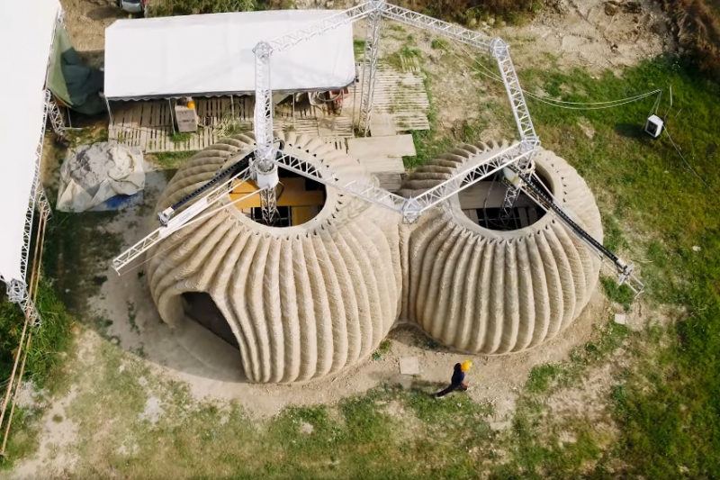 100% экологическая среда обитания, полученная с помощью 3D-печати